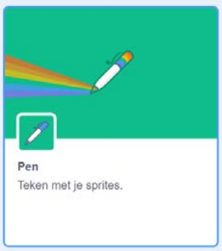Pen-extensie selecteren